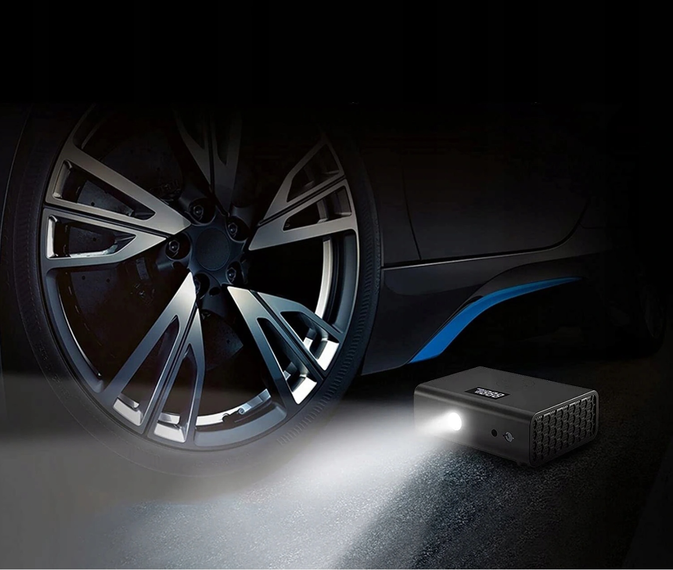 KOMPRESOR SAMOCHODOWY Pompka Sprezarka 12V LED LCD Manufacturer n Inny