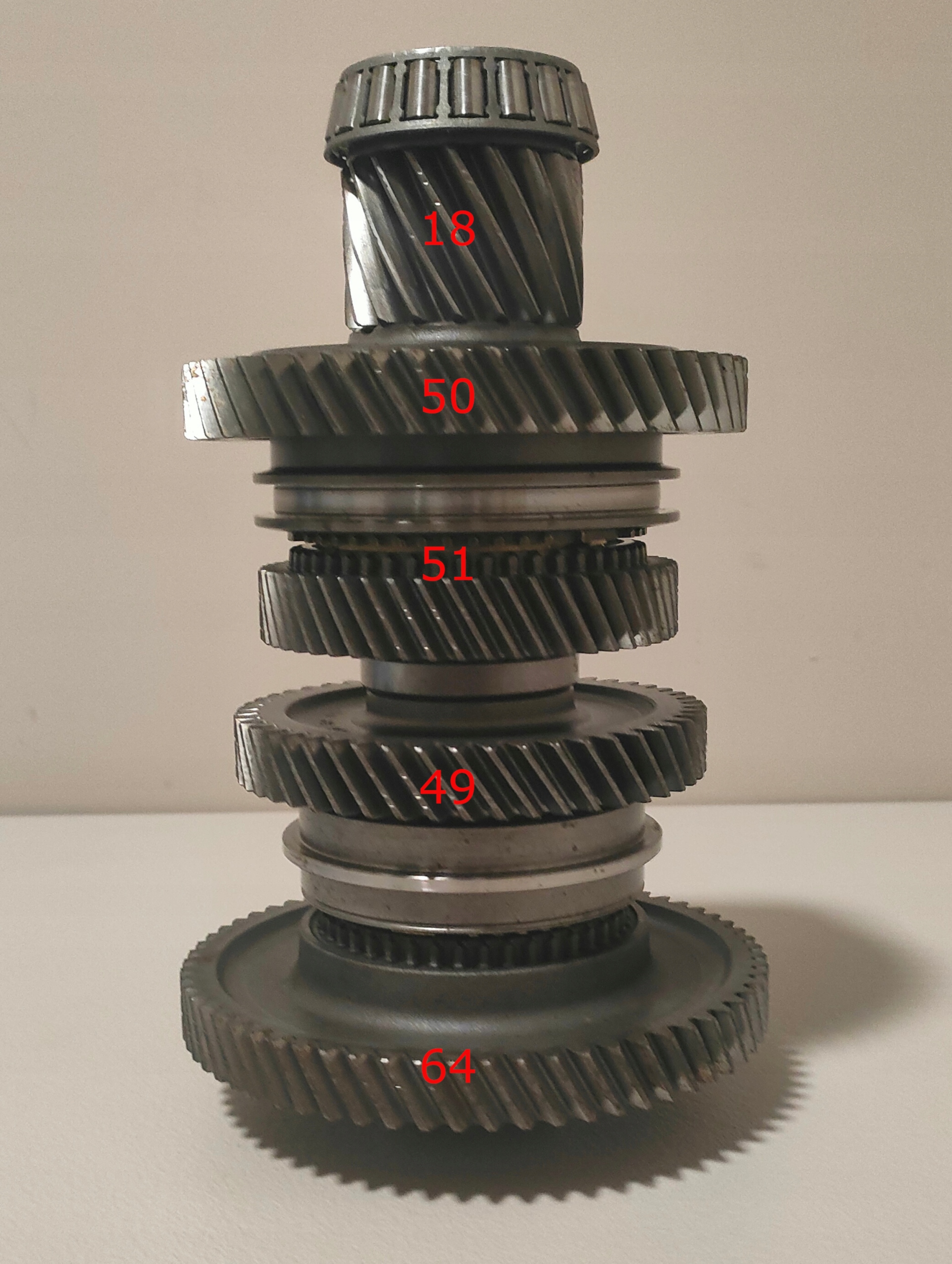 Zestaw kół zębatych DQ200 0AM