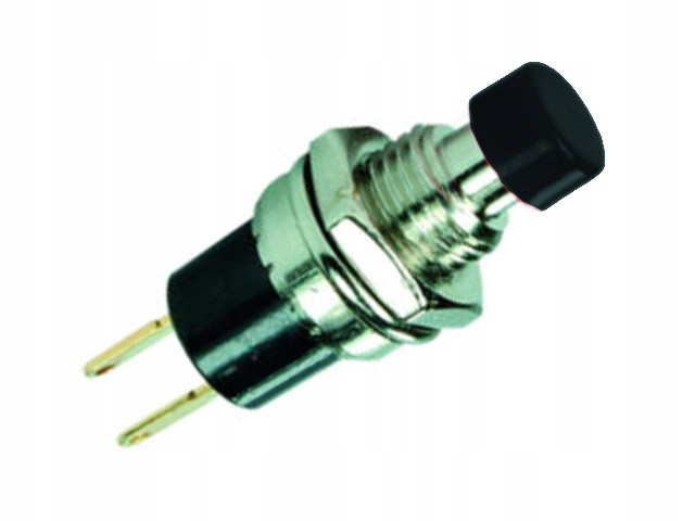 

Przełącznik przyciskowy metalowy Off-(on) 1A/125V