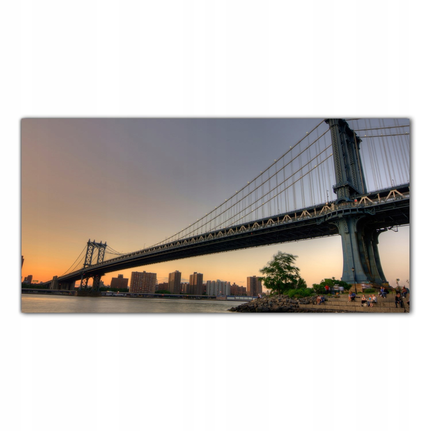 

Obraz na szkle Foto Manhattan Most Miasto 140x70