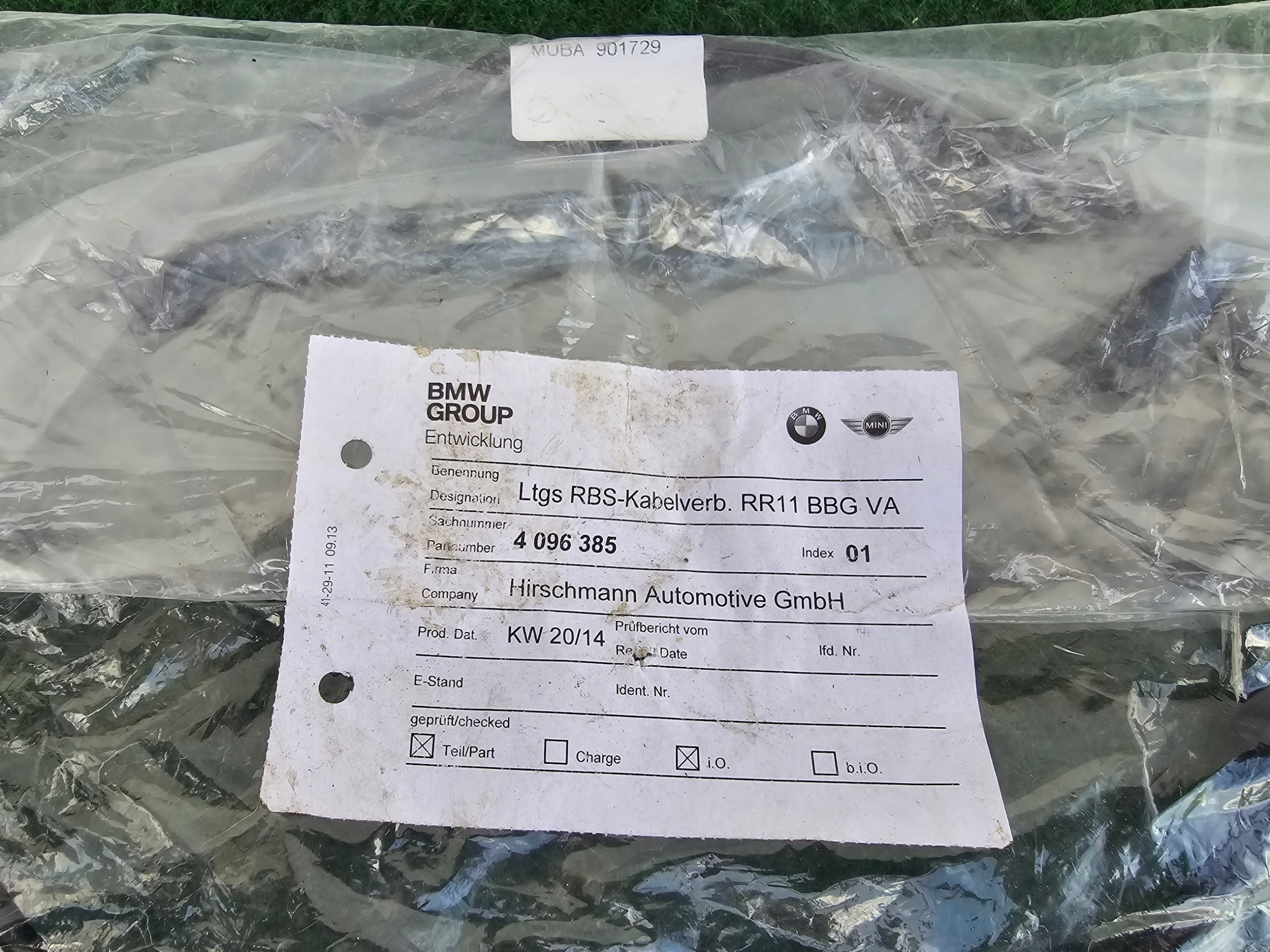 KABEL bundle wiring BMW G11 G12 4096385 K86/291XX