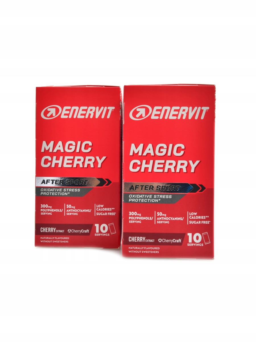Enervit magic cherry regenerační nápoj 20 x 9g višeň