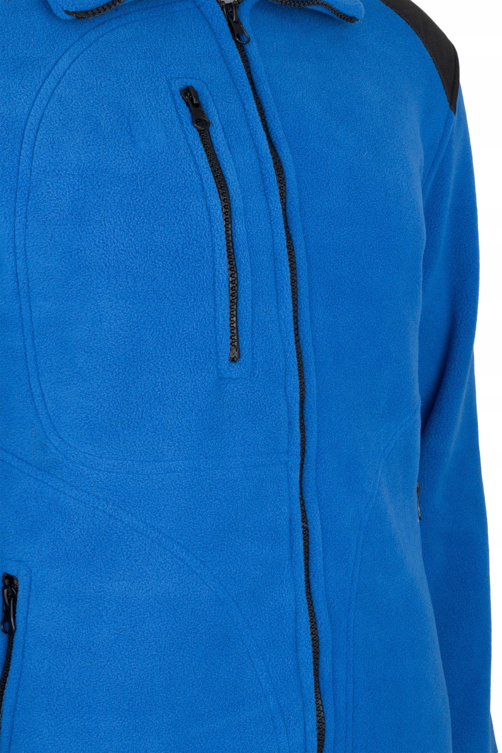 POLSKI Gruby Polar Bluza Męski Roboczy BLUE XXL Rozmiar XXL