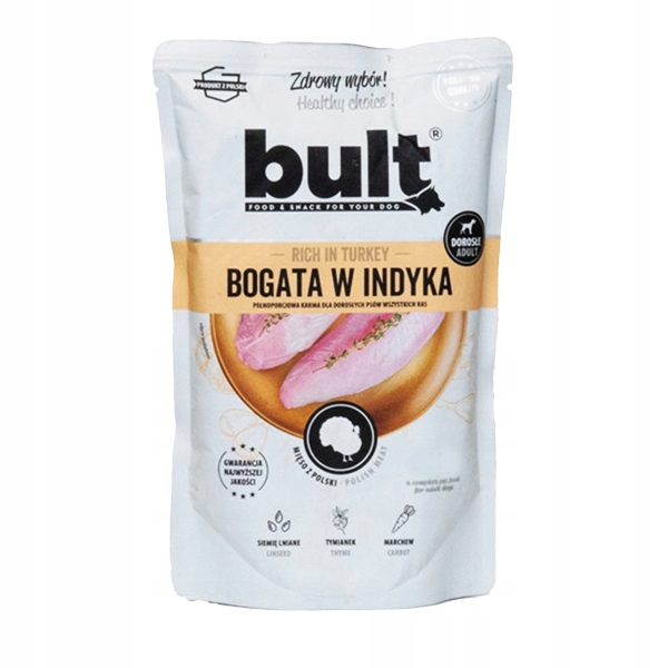 BULT Mokra karma dla psa Mix smaków 48x100g Marka Bult