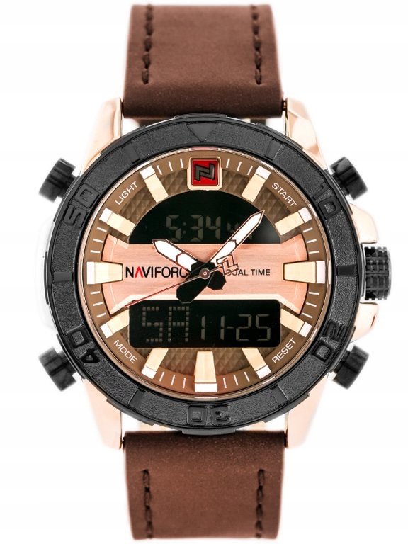 

Zegarek Męski Naviforce - NF9114 (zn046e) - brown/