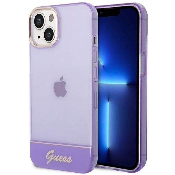 Guess GUHCP14MHGCOU iPhone 14 Plus 15 Plus 6.7" fioletowy/purple har