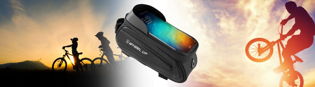 Sakwa na rower Torba Rowerowa na ramę Uchwyt rowerowy na telefon Etui Rower Głębokość produktu 24 cm