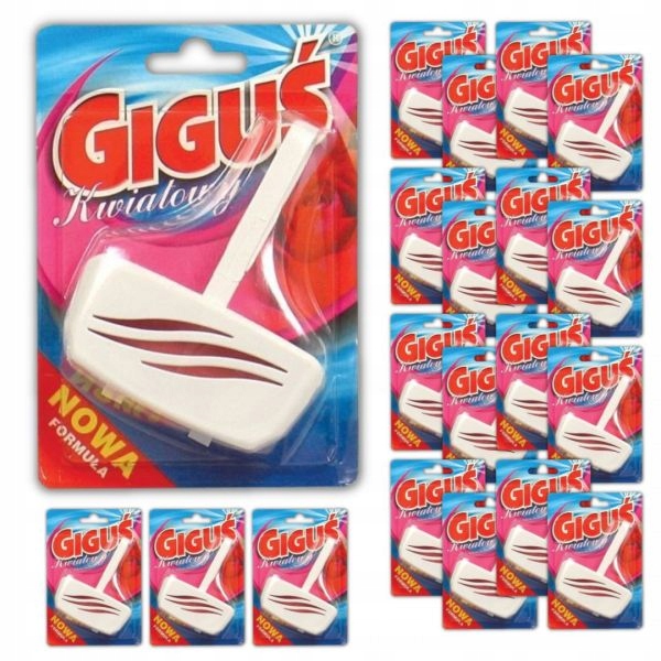 

Zawieszka do muszli Wc Giguś Kwiatowa 40 g x 20