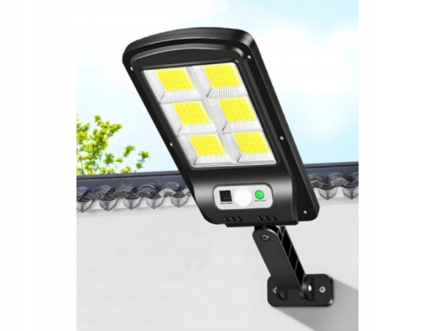 LAMPA SOLARNA ULICZNA CZUJNIK RUCHU+PILOT LATARNIA Zasilanie solarne