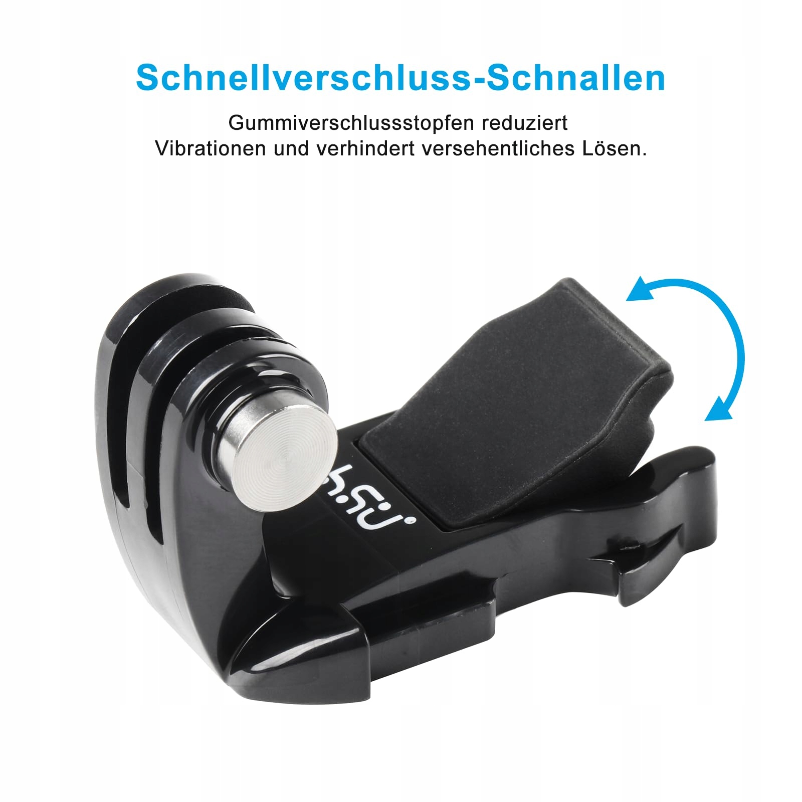 Zestaw Mocowań Kaskowych Do GoPro Klej 3M Śruby 12w1 Insta360 Osmo HSU — miniatura 5