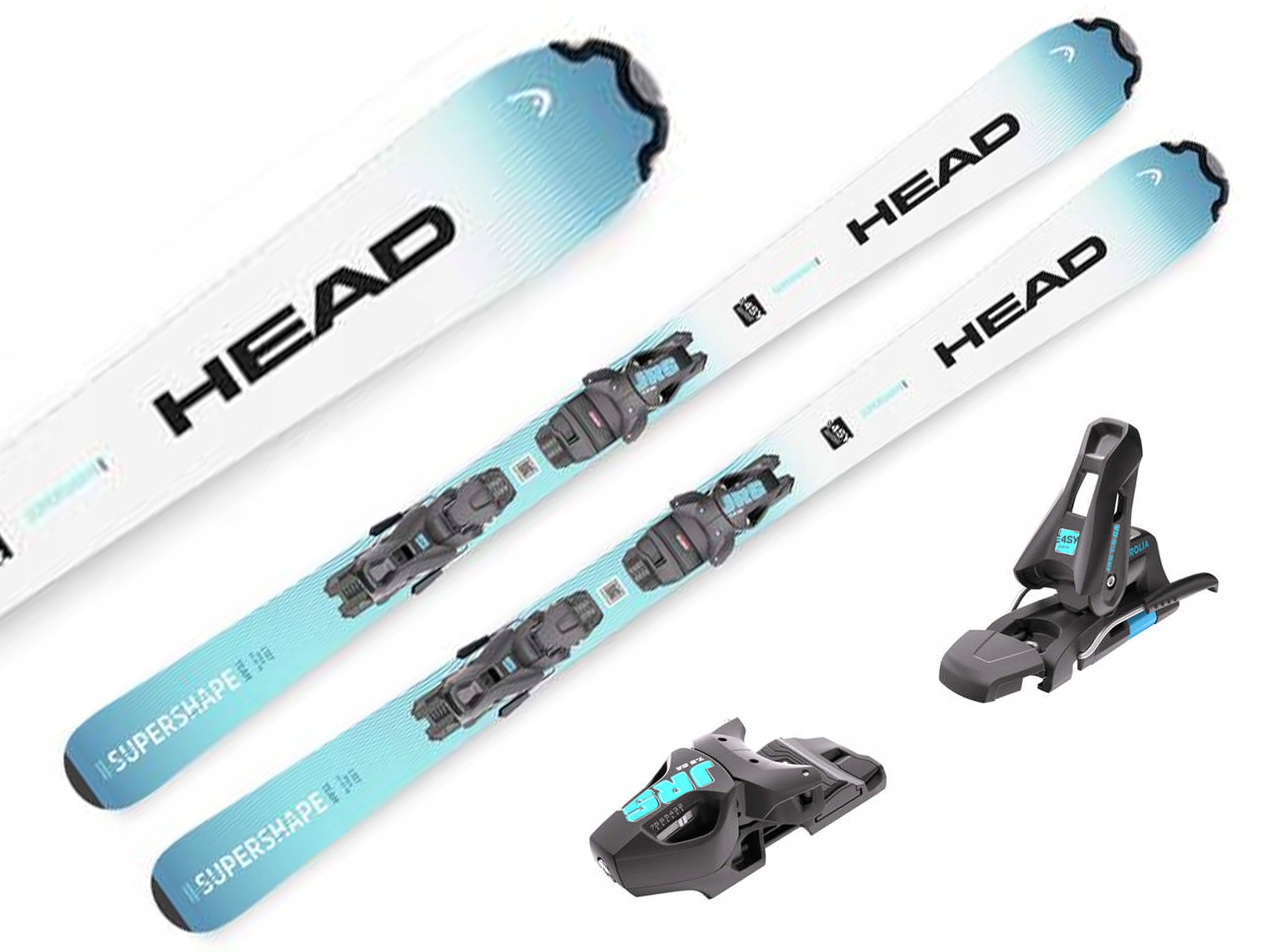 Narty dziecięce Head Supershape Team Easy wiązania Jrs 7.5 Gw Ca 147cm