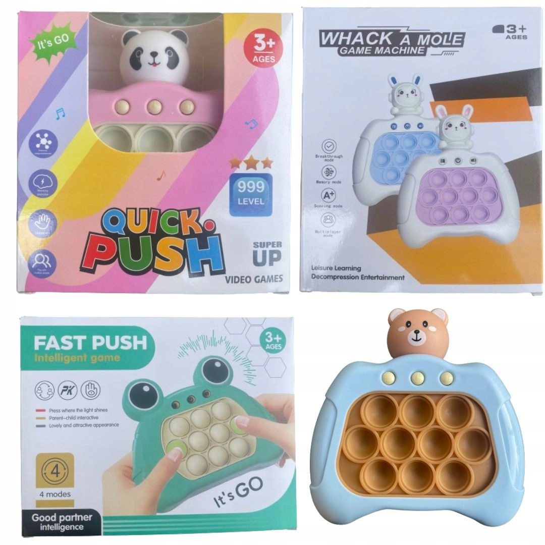 ZABAWKA SENSORYCZNA GRA POP IT ELEKTRYCZNA ANTYSTRESOWA ZRĘCZNOŚCIOWA POPIT