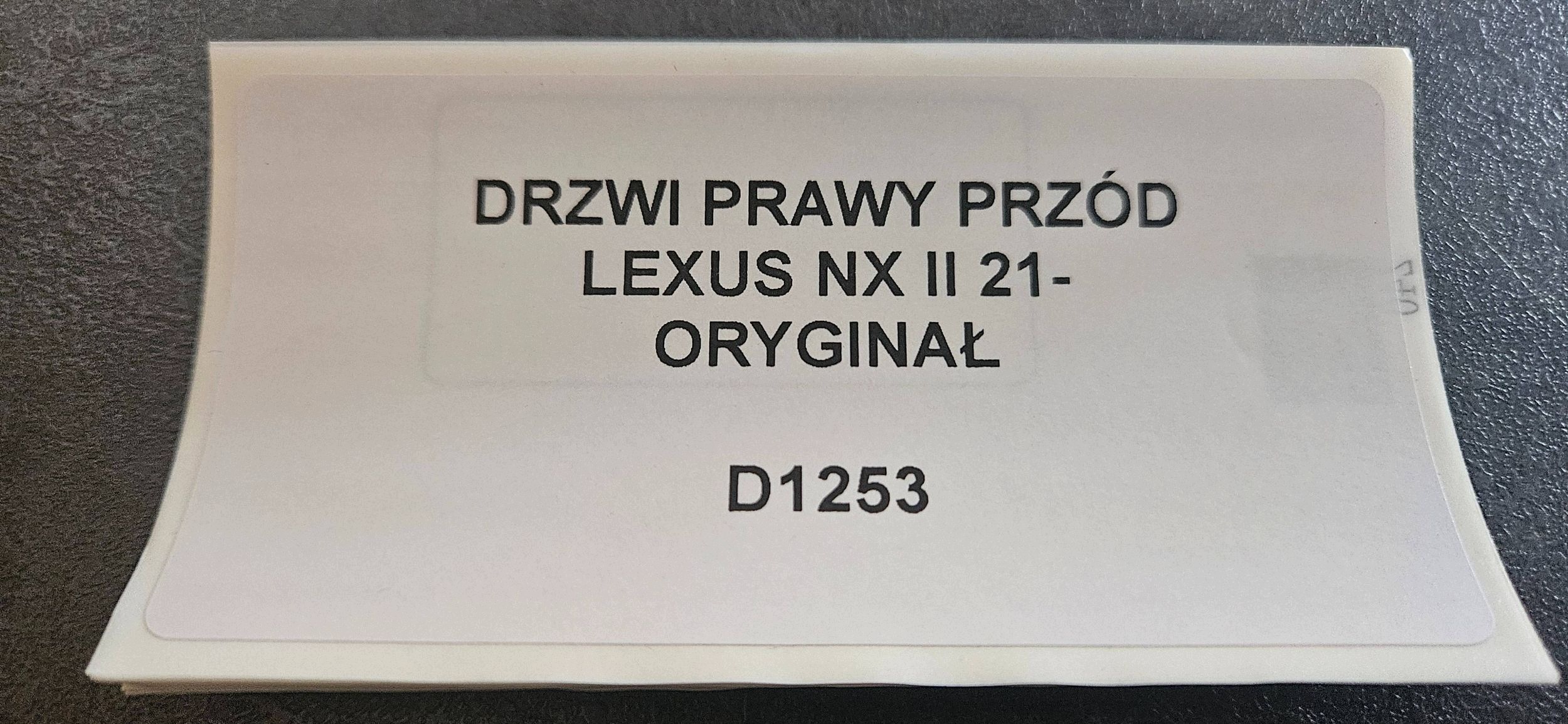 tür rechts vorne LEXUS NX II 21- original