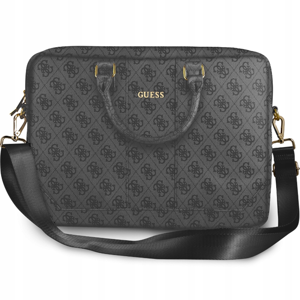 Taška Guess pro notebook do velikosti 15'', módní odolné pouzdro, přes rameno ruku