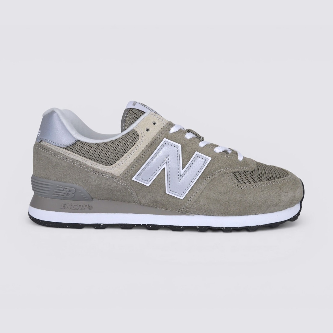New Balance ML574EVG pánské šedé kožené pohodlné boty