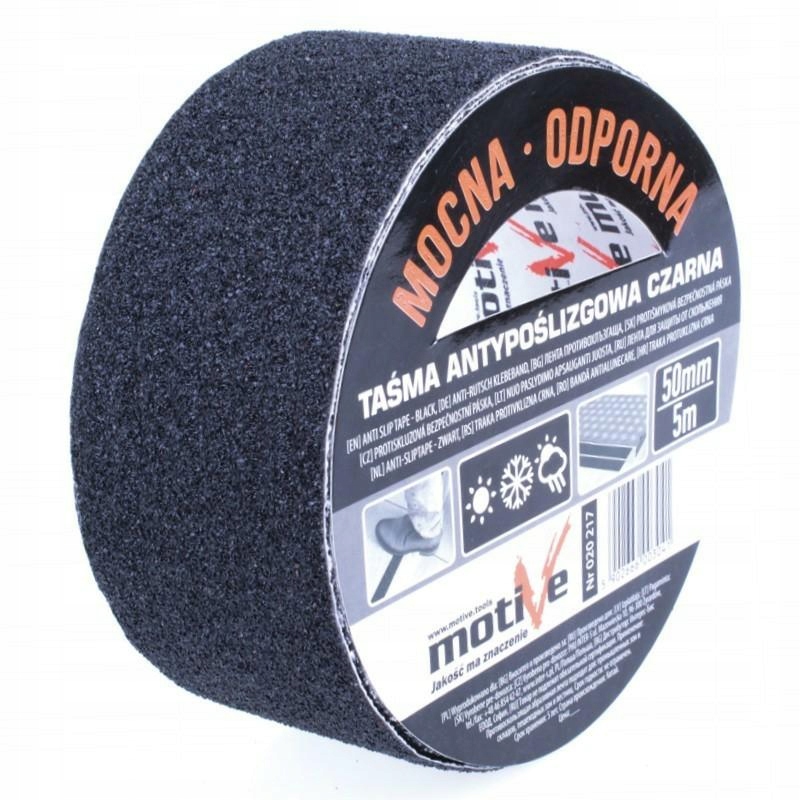 TAŚMA ANTYPOŚLIZGOWA SAMOPRZYLEPNA MOCNA 5M/ 5CM