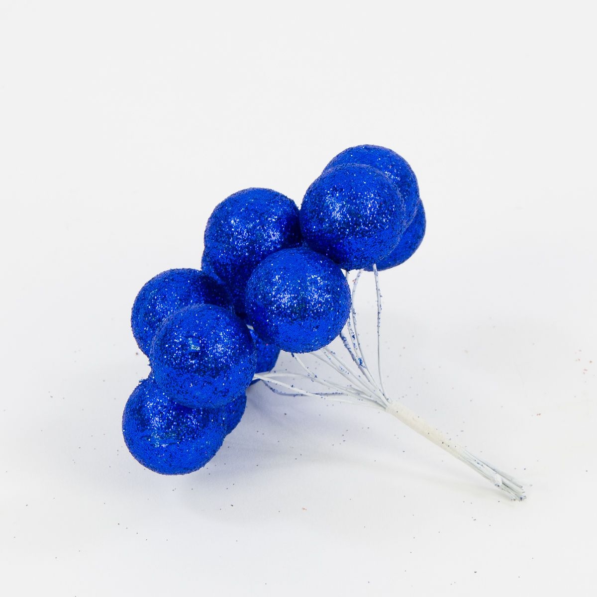 Bombki 2,5 cm BROKAT GRANAT 10szt