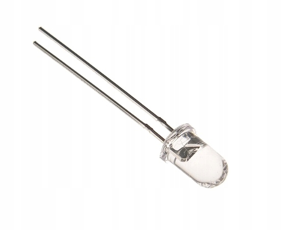 DIODA LED 5mm CZERWONA 12V