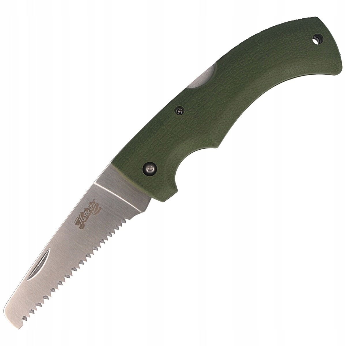 Piła składana Herbertz Solingen Olive Elastomer, Satin Finish (55003)