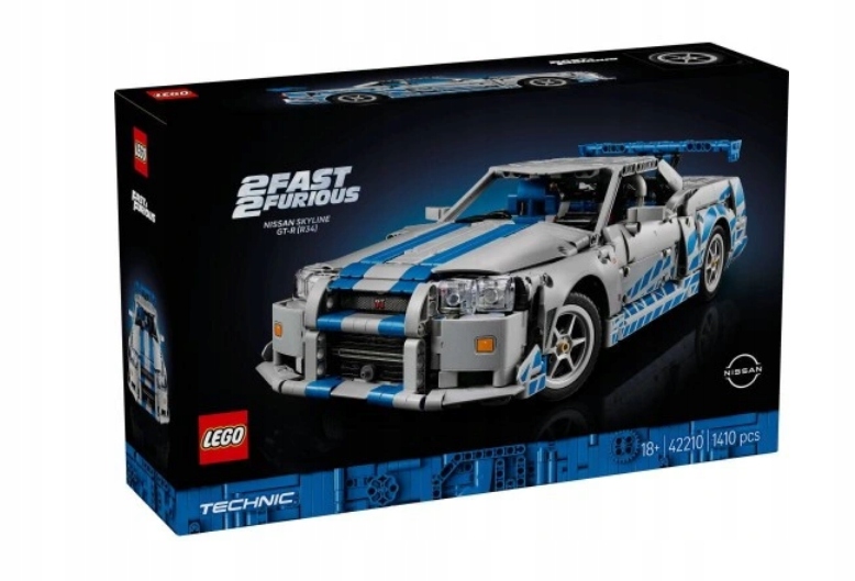 Lego 42210 Technic Nissan Skyline Gt-r (R34) – Příliš Rychlý, Příliš Zběsilý