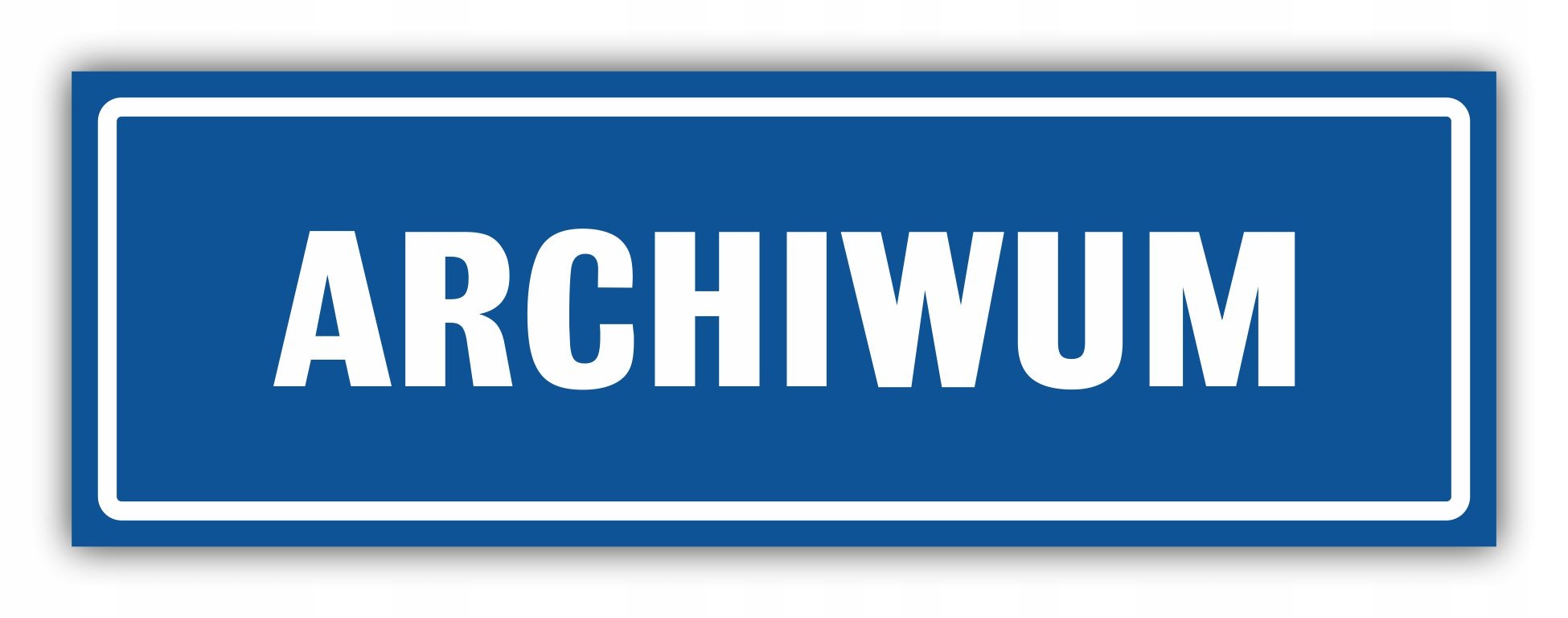 

Tabliczka Archiwum 30x10 cm Uv