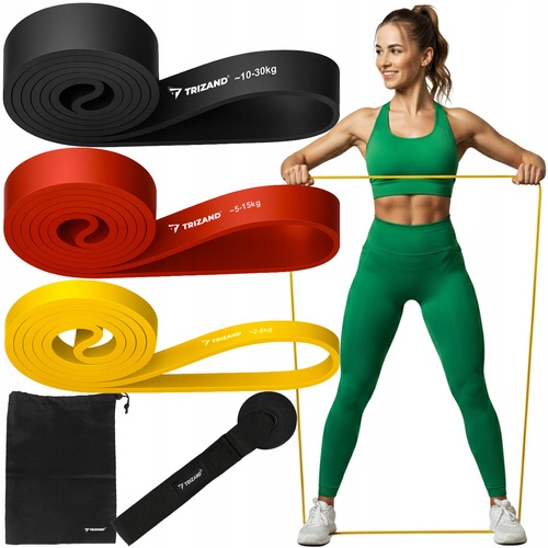 Zestaw Gum Oporowych Power Band Do Ćwiczeń 3 szt 25879