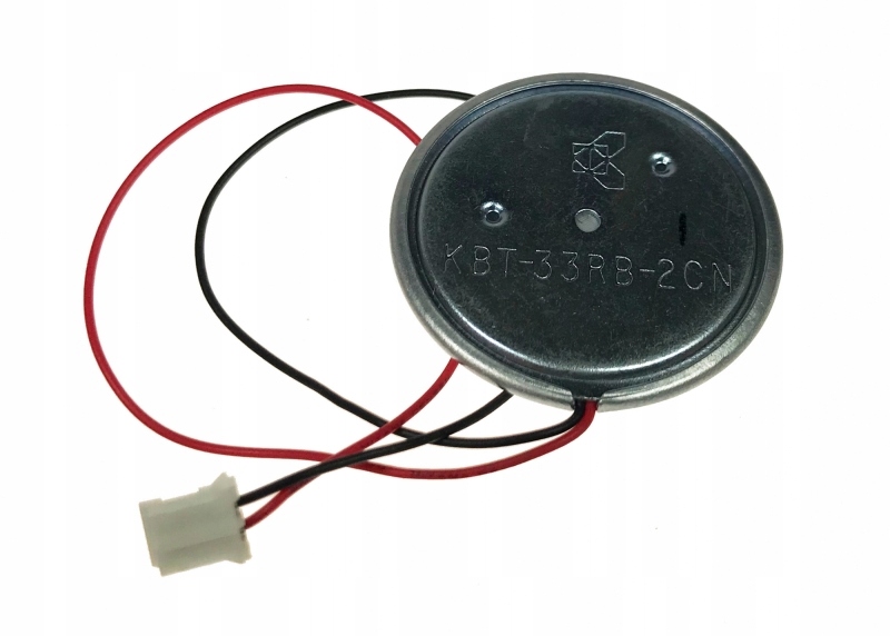 

Buzzer bez generatora (membrana piezo)KBT-33RB-2CN