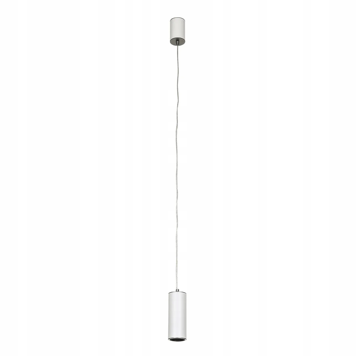 Závěsná Led lampa bodová bílá šedá nad stůl barový ostrov 3000K Italux