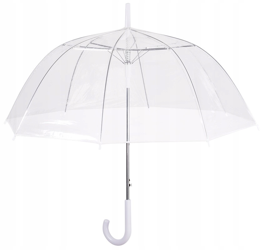 Parasol Parasolka Przeźroczysta Biała Ślub Ślubna Ozdobna Bezbarwna XXL EAN (GTIN) 8015831120577