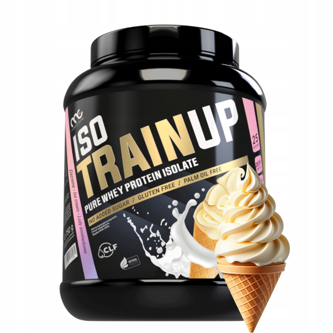 Muscle Clinic Iso Train Up 1800 g Wpi proteinový izolát smetanová zmrzlina