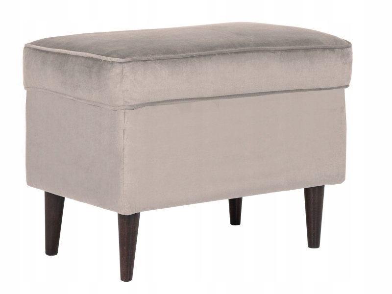 Podnóżek RON (P) VELVET wenge BEŻOWY