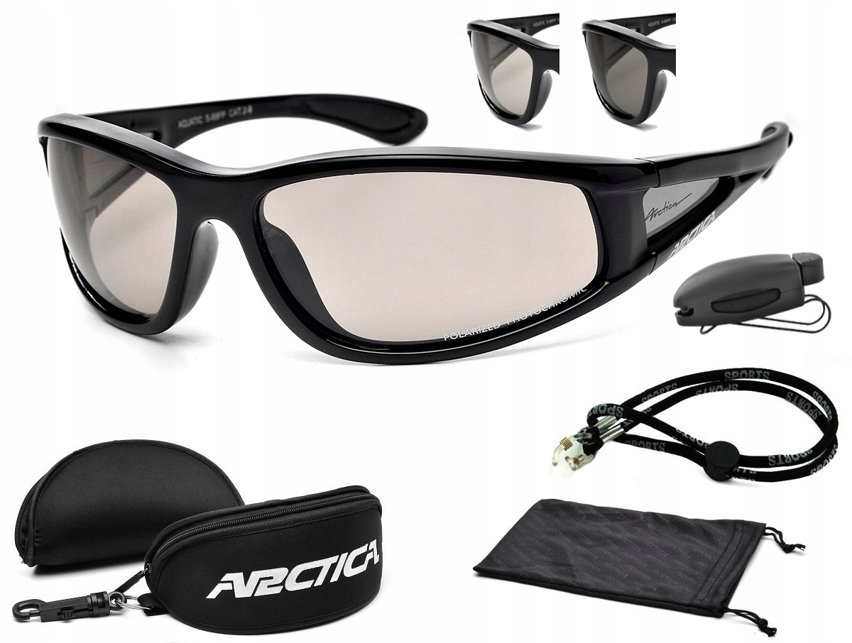 Arctica Okulary Nietonące S-69FP Fotochromowe Polaryzacja Sportowe
