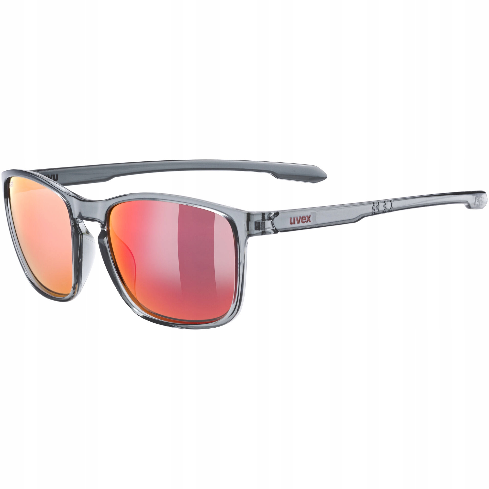 Okulary Przeciwsłoneczne Lifestyle Uvex Lgl 52 Smoke Mirror Red S3