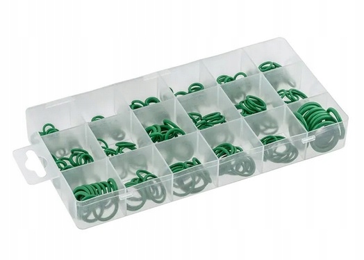 Uszczelki Oringi O-ringi klimatyzacji 270 sztuk