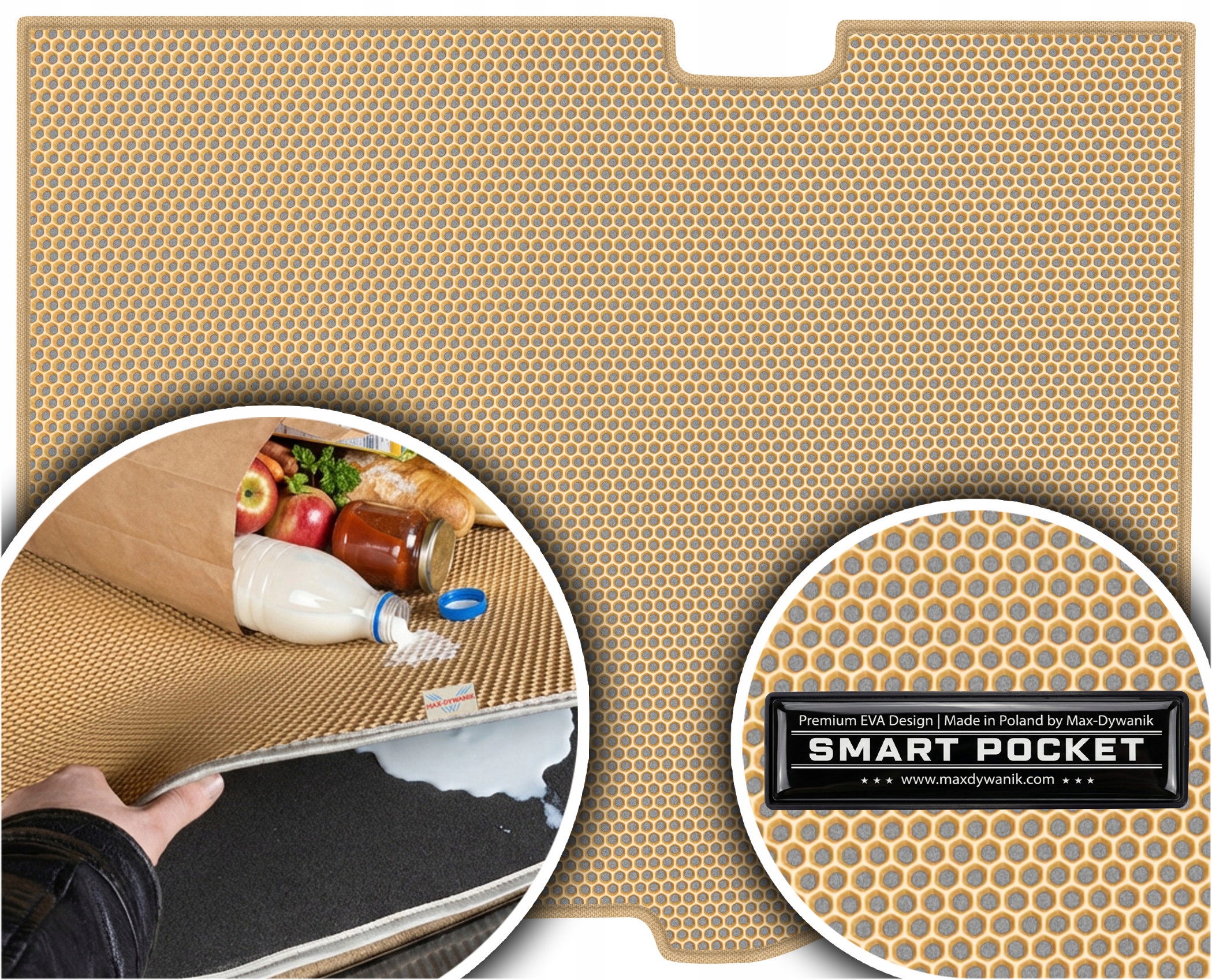 Mercedes Citan W420 kombivan 5os 2021- Vložka do zavazadlového prostoru Eva Smart Pocket Béžová