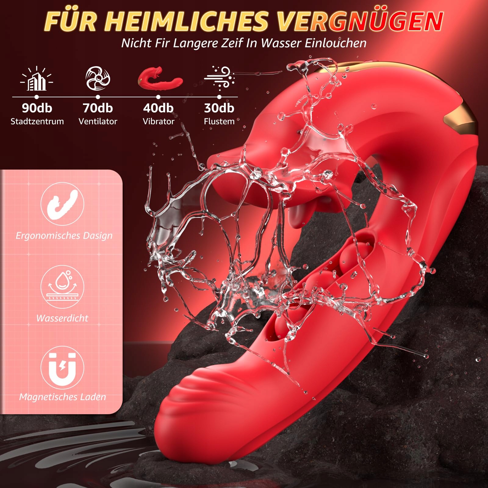 Dildo Vibrator: 5 Language Modes, 7 Vibration Modes, G-Spot Stimulation — miniatura 4
