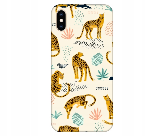 

Etui na telefon iPhone X / Xs Lampart pantera trop