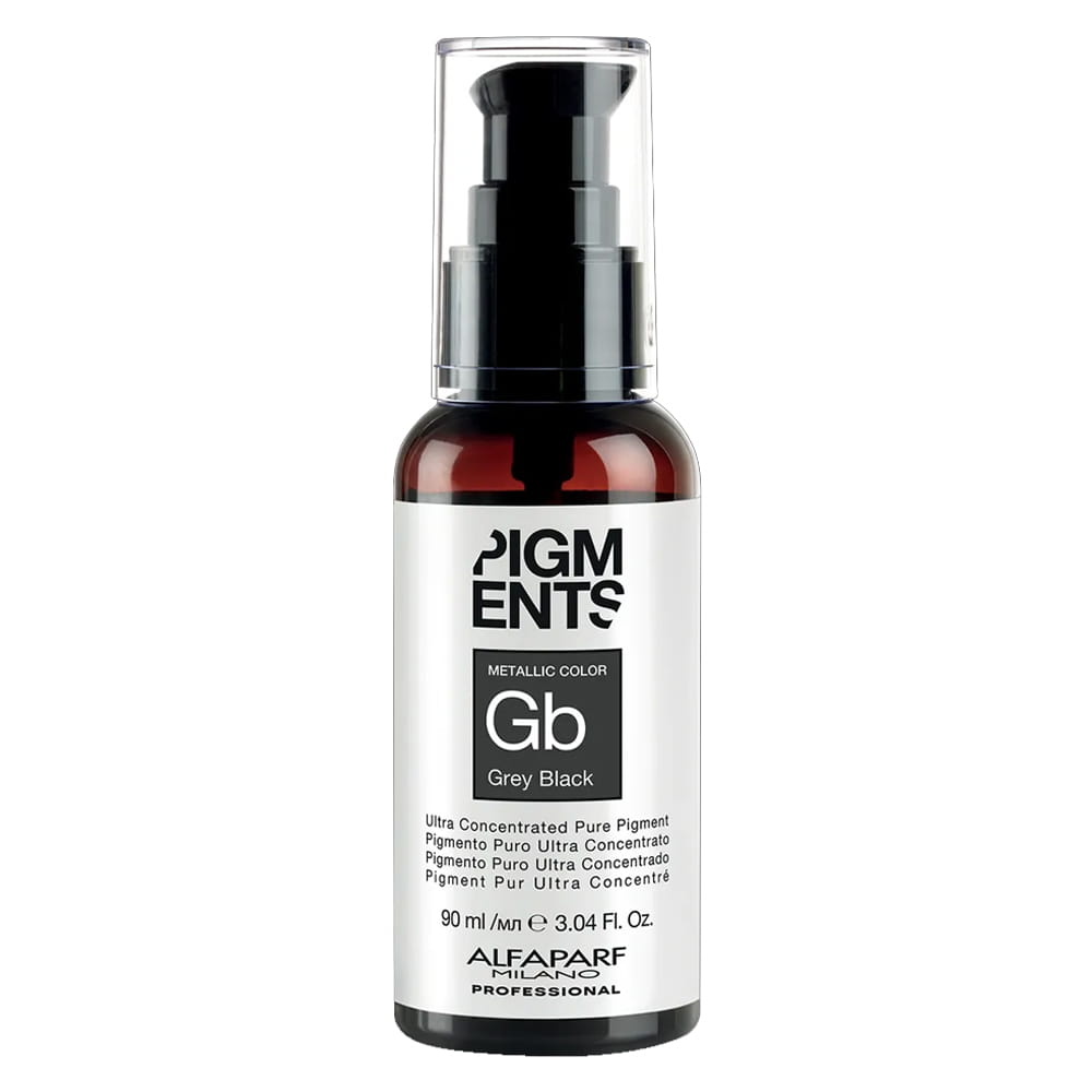 Alfaparf Pigments Grey Black pigment pro barvení vlasů 90 ml tmavě šedý