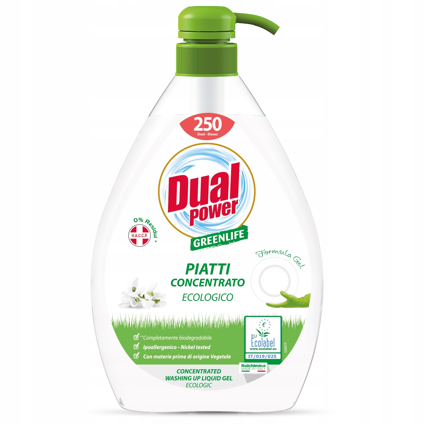 

Dual Power Ekologiczny Płyn do mycia naczyń, 1 l