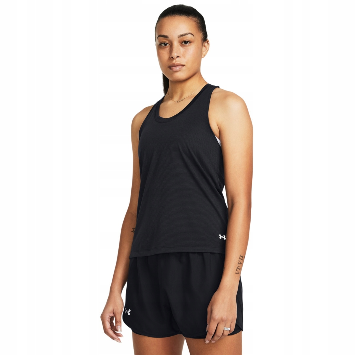Damski top do biegania Under Armour Streaker Singlet czarny XL