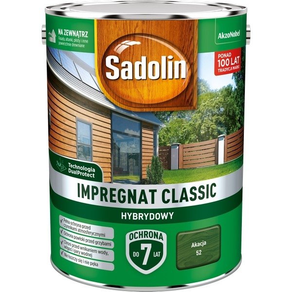 Impregnat do drewna Sadolin Classic zielony 4,5 l