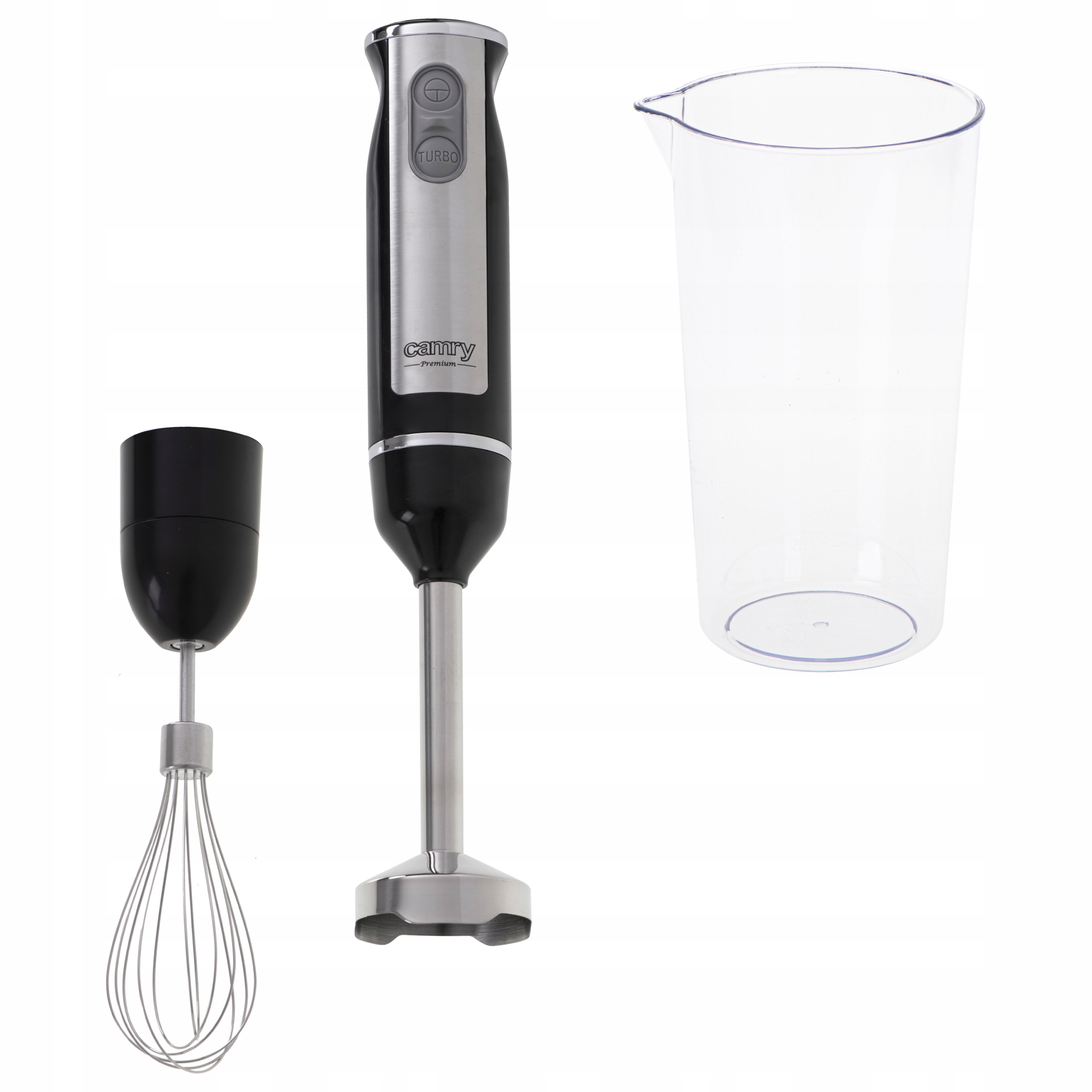Blender ręczny CR 4621 - 2 w 1, 600W, stal nierdzewna, TURBO