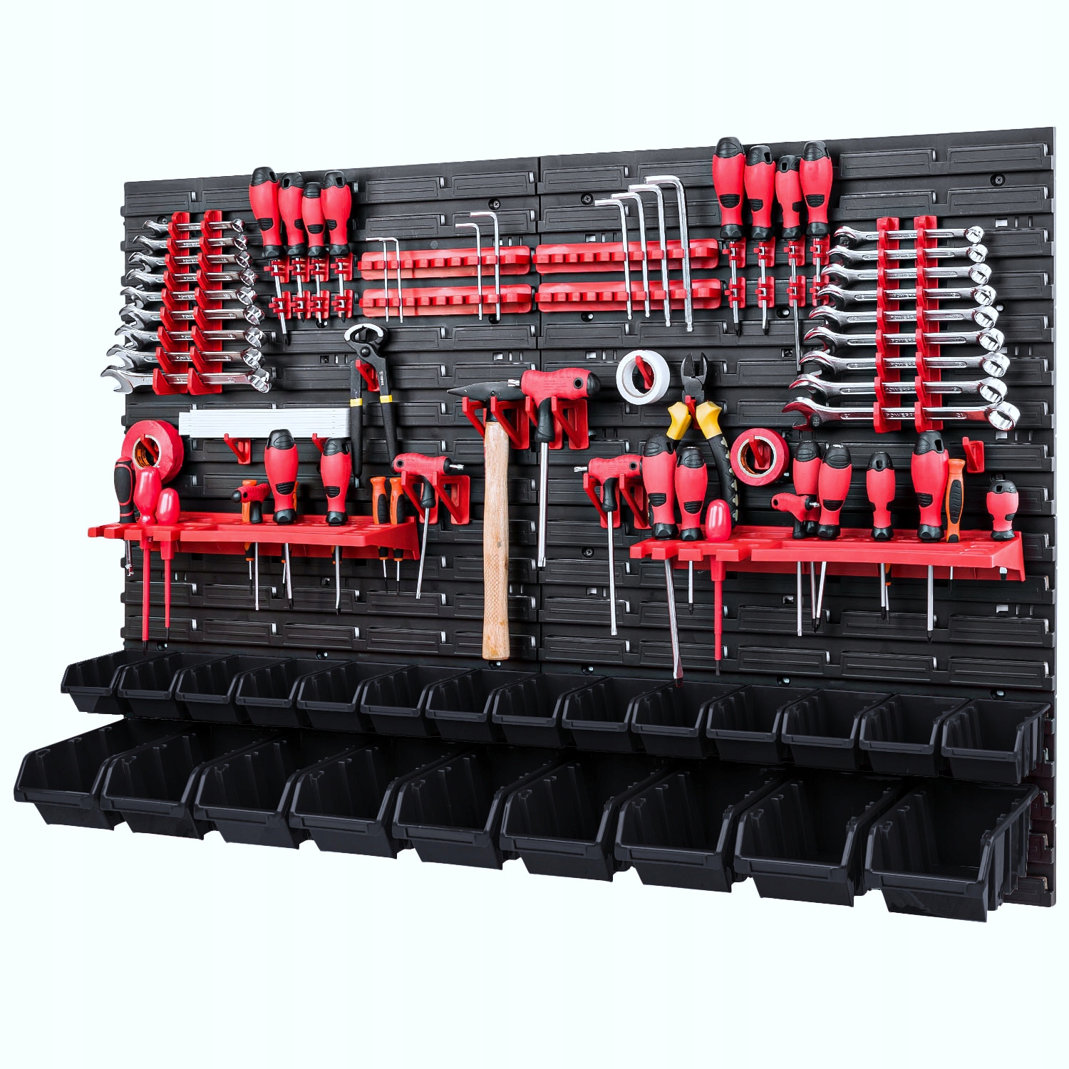 Nástrojová deska stěna držáky nádoby