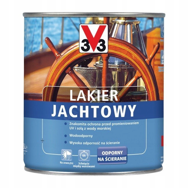3V3 Lakier jachtowy bursztynowy 2,5l Wydajny V33