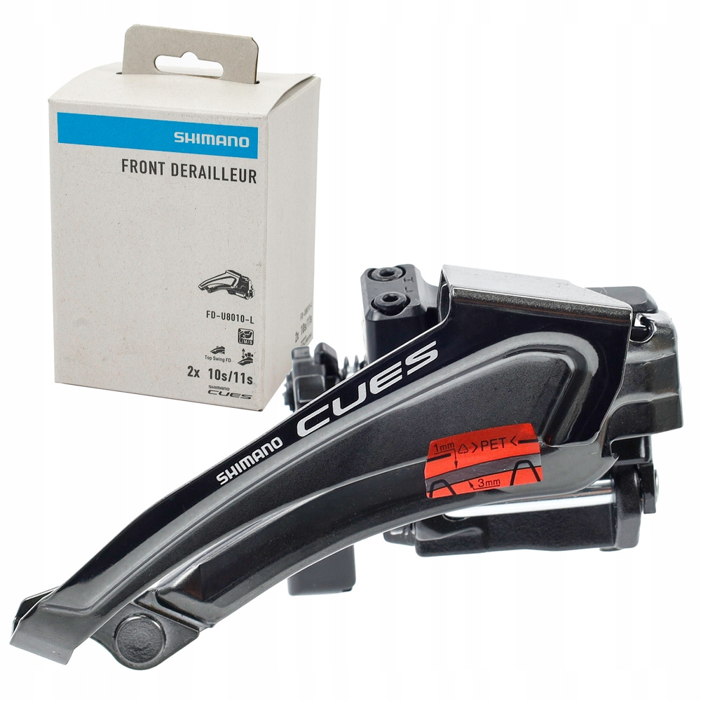 Přední cyklistická přehazovačka Shimano Cues FD-U8010-L 2 x 10 11 rz redukce