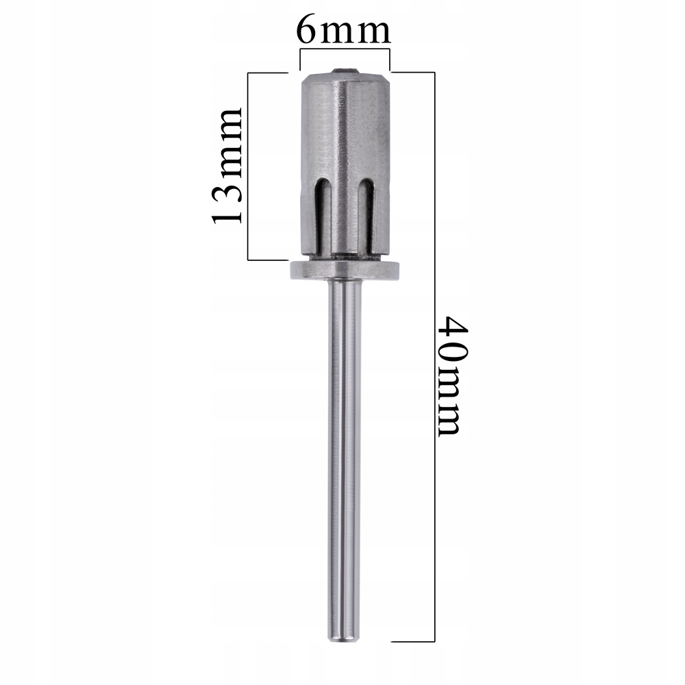 STALOWY TRZPIEŃ NOŚNIK DO KAPTURKÓW ŚCIERNYCH MANDREL Kolor dominujący srebrny