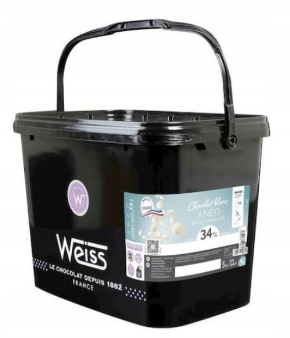 Czekolada biała Aneo Weiss 34% 5kg