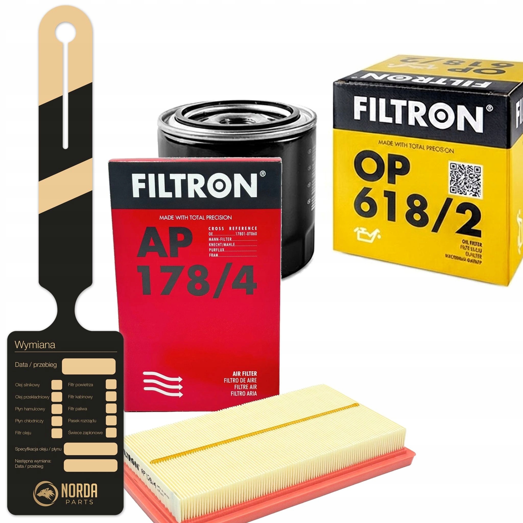 Filtr powietrza Filtron AP 178/4 + 2 inne produkty