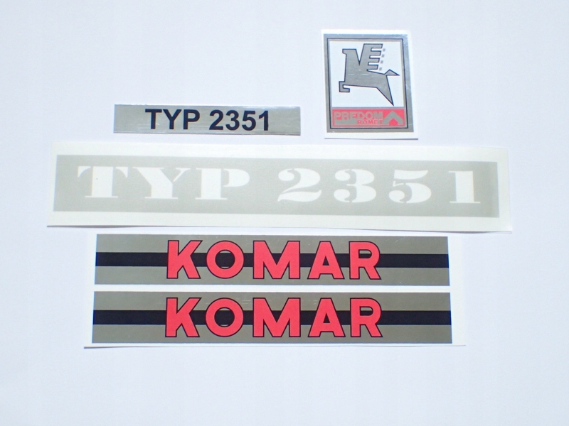 Naklejki Komar 2351 Romet zestaw