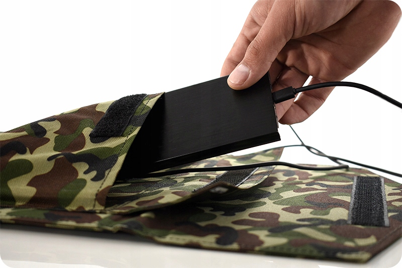 ŁADOWARKA MATA SOLARNA PANEL SŁONECZNY 20W 2 USB Wysokość panelu solarnego 52 cm